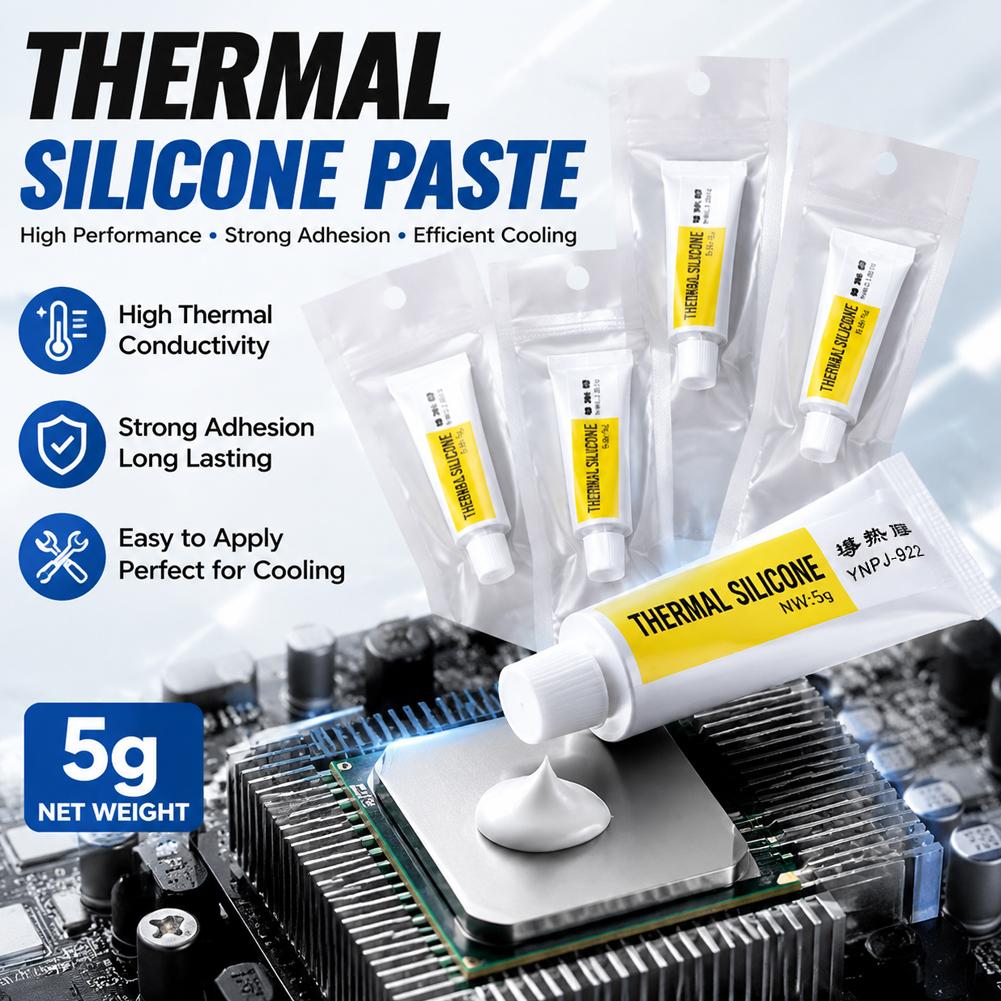 Thermal Paste - Colle conductrice thermique 5g, pâte de